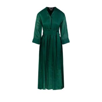 카밀라 벨티드 롱 슬리브 미디 드레스 2619221083600 055 TP97709