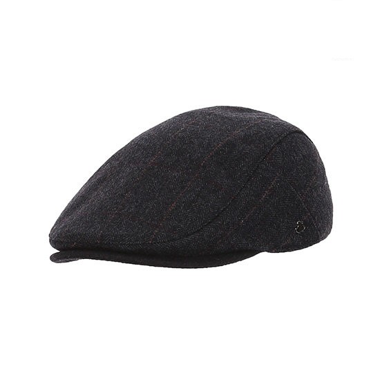 블랙앤화이트 모직 헌팅캡 8405GBAC_DARK GREY_이미지