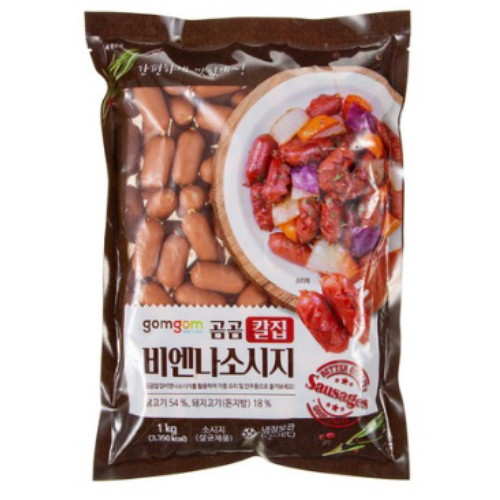 곰곰 칼집 비엔나 소시지 1kg (5개)_이미지