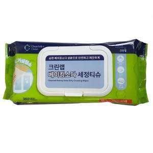 크린랲 베이킹소다 세정티슈50매 /건물바닥 창틀 유리창청소_이미지