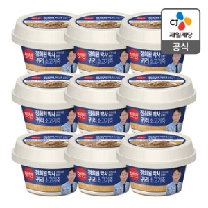 CJ제일제당 햇반 라이스플랜 귀리소고기죽 265g (9개)