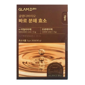 비오팜 글램디 바로 분해 효소 보리차맛 3g 30포 (1개)_이미지