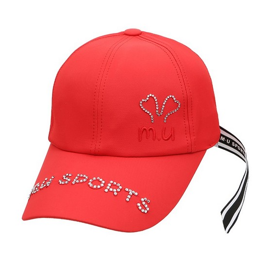 엠유스포츠 핫픽 포인트 육각볼캡 레드 MU22533H204