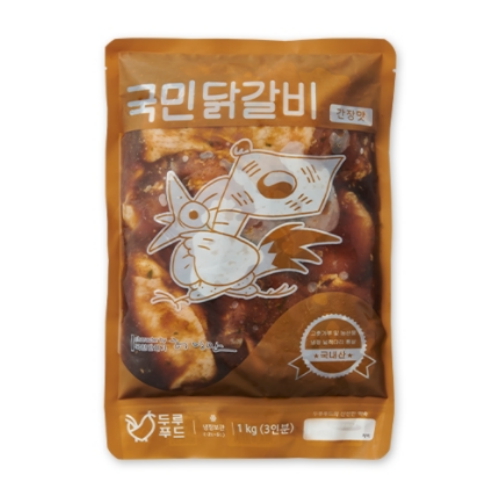두루푸드 국민닭갈비 간장맛 1kg (1개)_이미지