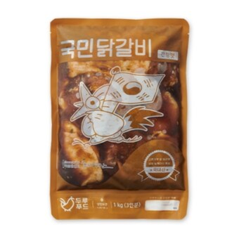 두루푸드 국민<b>닭</b><b>갈비</b> 간장맛 1kg