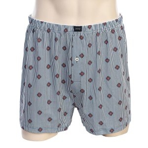 바바라 남성 기하학패턴 프린트 모달 트렁크 GMT2008T BL_이미지