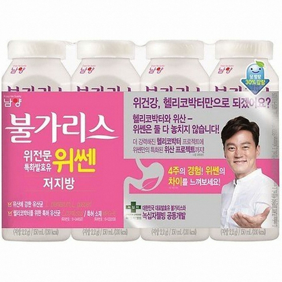 남양유업 불가리스 위쎈 저지방 150ml (4개)