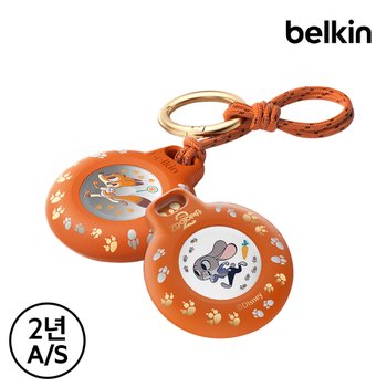 벨킨 디즈니 주토피아2 방수 에어태그 풀커버 케이스 키링 MSC021OG_이미지