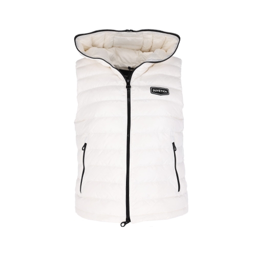 듀베티카 여성 화이트 PACENCA 파센자 후디 패딩 베스트 조끼 VDDV95135 WHS_이미지