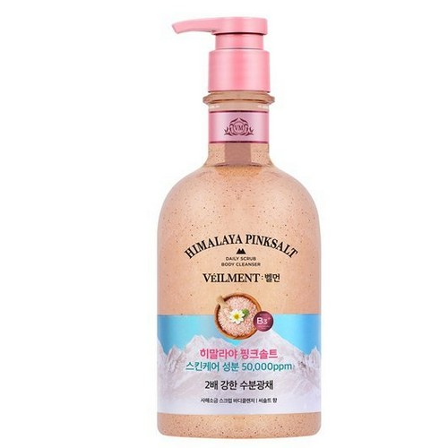 온더바디 벨먼 스파 수분광채 스크럽 바디워시 히말라야 핑크솔트 600ml (1개)_이미지