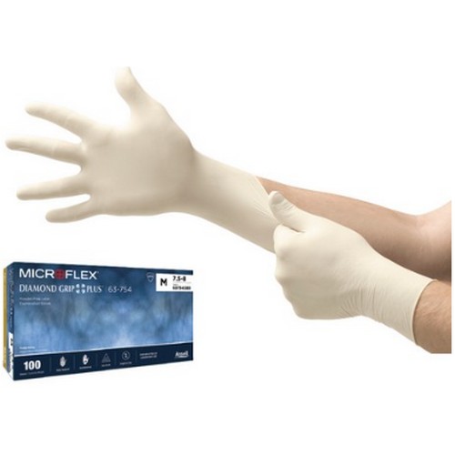 마이크로 플렉스 다이아몬드 그립 플러스 장갑 63-754