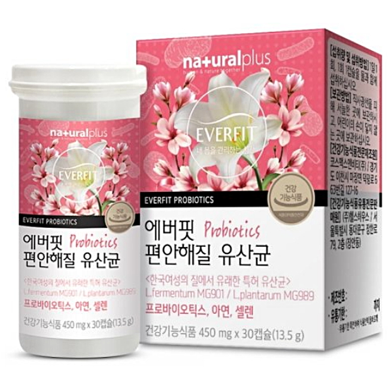 내츄럴플러스 에버핏 편안해질 유산균 30캡슐 (4개)_이미지