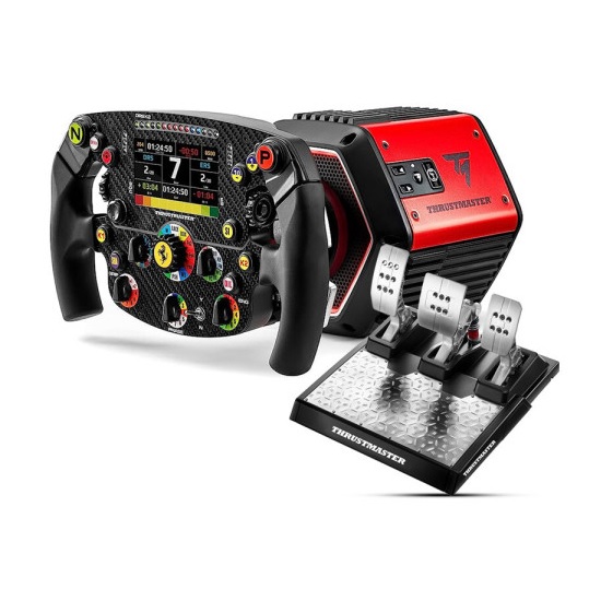 T818 페라리 SF1000 에디션 레이싱 휠 +T-LCM(3페달)_이미지