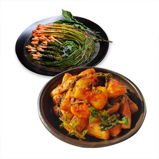 도미솔 총각김치 2kg+파김치 1kg