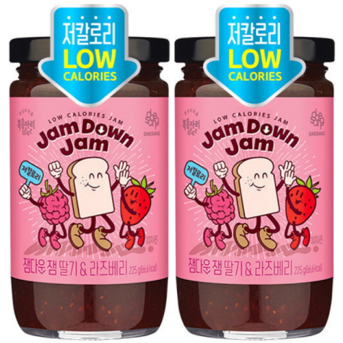 복음자리 잼다운잼 딸기 & 라즈베리 225g (2개)