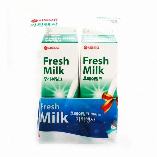 서울우유 후레쉬 밀크 900ml (2개)_이미지