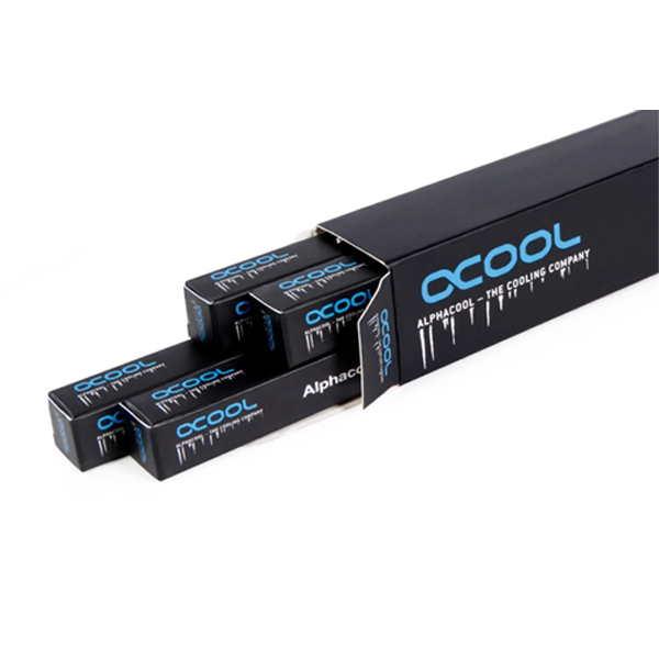 ALPHACOOL 커스텀 수냉용 카본 파이프 0.8m 4개입_이미지