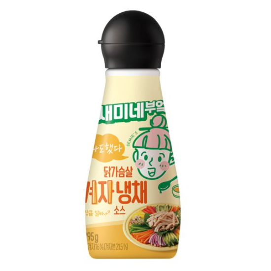 샘표식품 새미네부엌 닭가슴살 겨자냉채 소스 295g