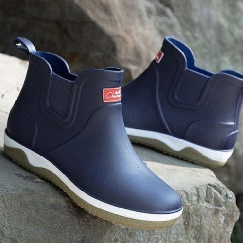 남성 레인부츠 방수 발편한 장화 앵클 신발 가벼운 WFIKR78_이미지