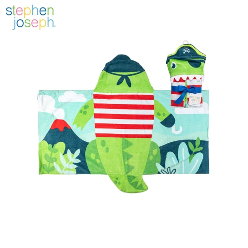 스테판조셉 후드비치타올 - 공룡