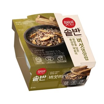 CJ제일제당 <b>햇반</b> 솥반 버섯영양밥 200g