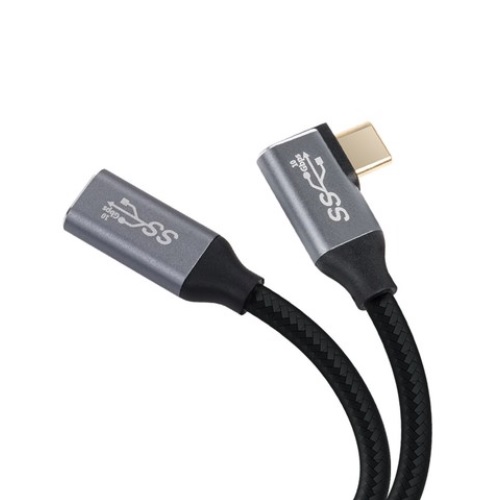 라이트컴 COMS JA USB 3.1 C to C타입 꺾임 연장 케이블 (JA079, 3m)_이미지