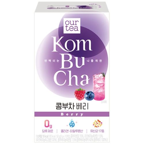 쟈뎅  아워티 콤부차 베리 10개입