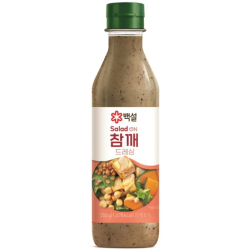 백설 샐러드온 참깨 드레싱 550g (1개)_이미지