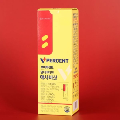 종근당건강 브이퍼센트 멀티비타민 애사비샷 5포 (1개)