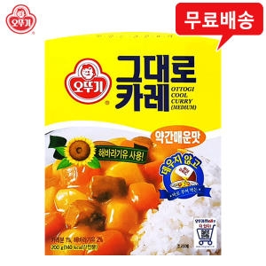 오뚜기 그대로 카레 매운맛 200g (4개)_이미지