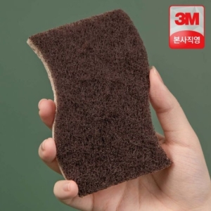 3M 스카치브라이트 그리너클린 천연펄프 스크래치 방지용 수세미 (16개)_이미지