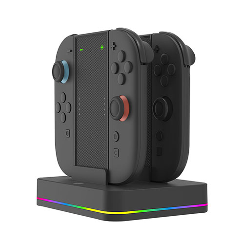 겜맥 닌텐도 스위치2 조이콘 LED 충전그립&스탠드 중고_이미지