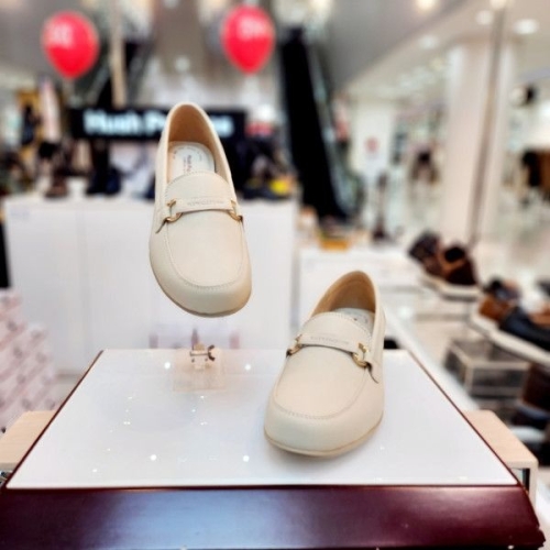 허시파피 여성 발 편한 경량 심플 4cm 몰드창 세미정장 로퍼 3fr452