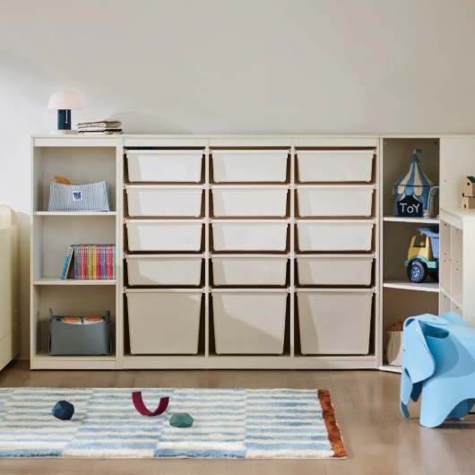 한샘 샘키즈 수납장 1305 크림오트밀_이미지