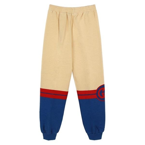 구찌 KIDS 베이지블루 GG 로고 프린트 조거 팬츠 772323 XJF5X 7524/6A_이미지