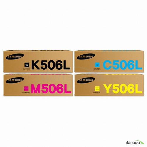 삼성전자 벌크 CLT-K506L, CLT-C506L, CLT-M506L, CLT-Y506L 4색 세트 (유통기간경과)_이미지