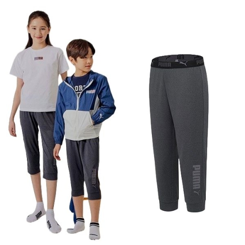 푸마 주니어 드라이셀 조거팬츠 하의 1종 그레이 1706858