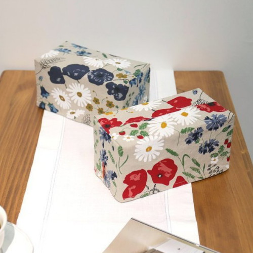 유노야 플라워가든 린넨 티슈케이스