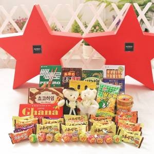 레드 박스 발렌타인 화이트 데이 사탕 선물세트