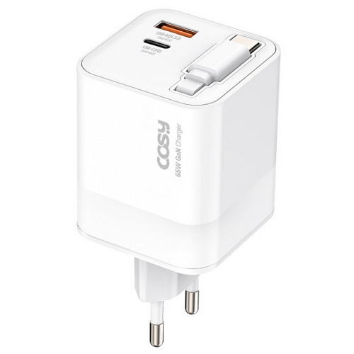 코시 PD PPS 65W 2포트 GaN 충전기 CGR2287PQ_이미지