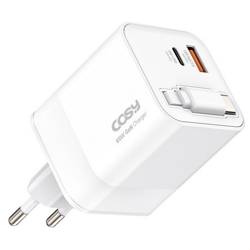 코시 PD PPS 65W 2포트 GaN 충전기 CGR2287PQ_이미지