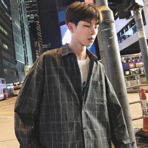 파파브로 모로엠 체크셔츠남방 긴팔셔츠 아우터 클래식자켓 DMS-SHA-Q28850_이미지