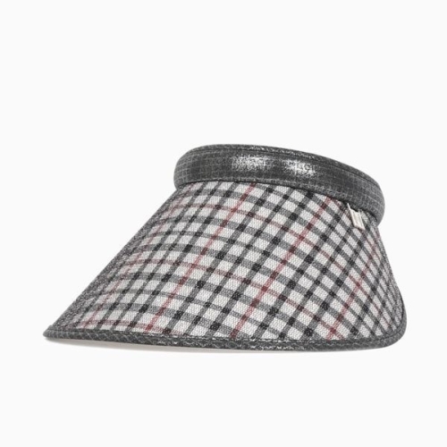  닥스 모자 체크 대챙 썬캡 DK56WSP001 467744