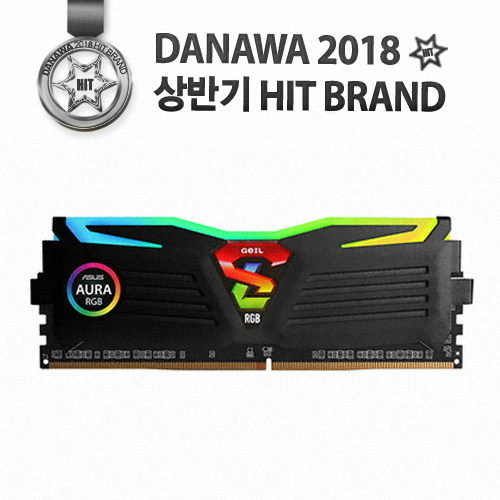 GeIL DDR4-2666 CL19 SUPER LUCE RGB Sync 블랙