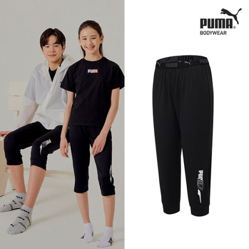 푸마 주니어 드라이셀 조거팬츠 하의 1종 블랙 1595552