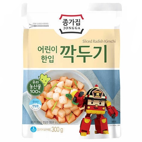 종가 어린이 한입 깍두기 300g (3개)_이미지