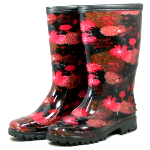 펭귄 방한장화 겨울장화 털장화 여성 230 불꽃_이미지