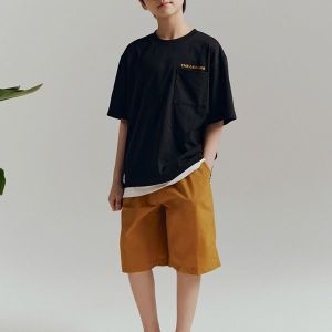 남아 쿨에어 코튼 포켓티 화섬 쇼츠 셋업_MKF3IP1001