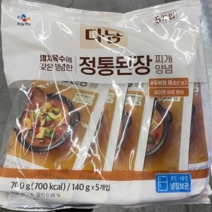 다담 전통 된장찌개 양념 140g x 5입
