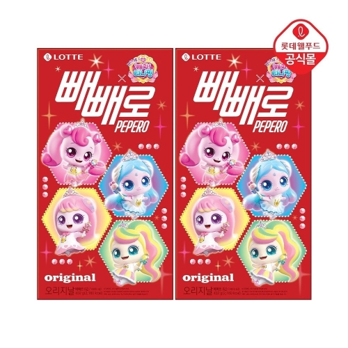 롯데제과 빼빼로 티니핑 초코 432g (2개)